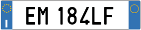 Truck License Plate